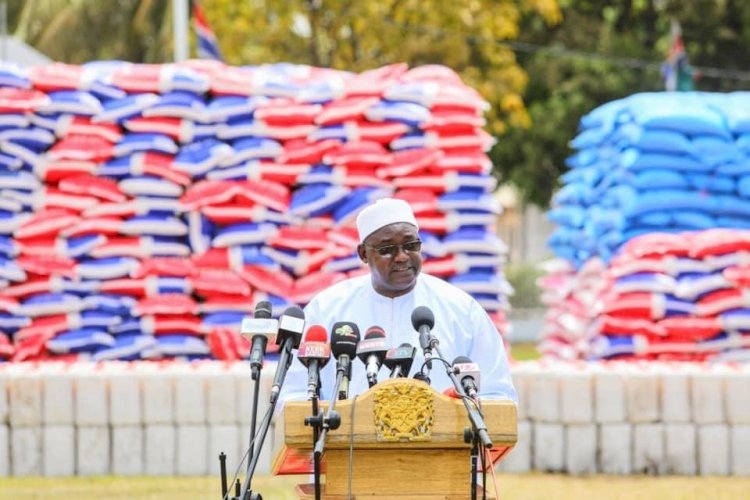 President Barrow launches over D700M Covid-19 Food aid to 84% needy households