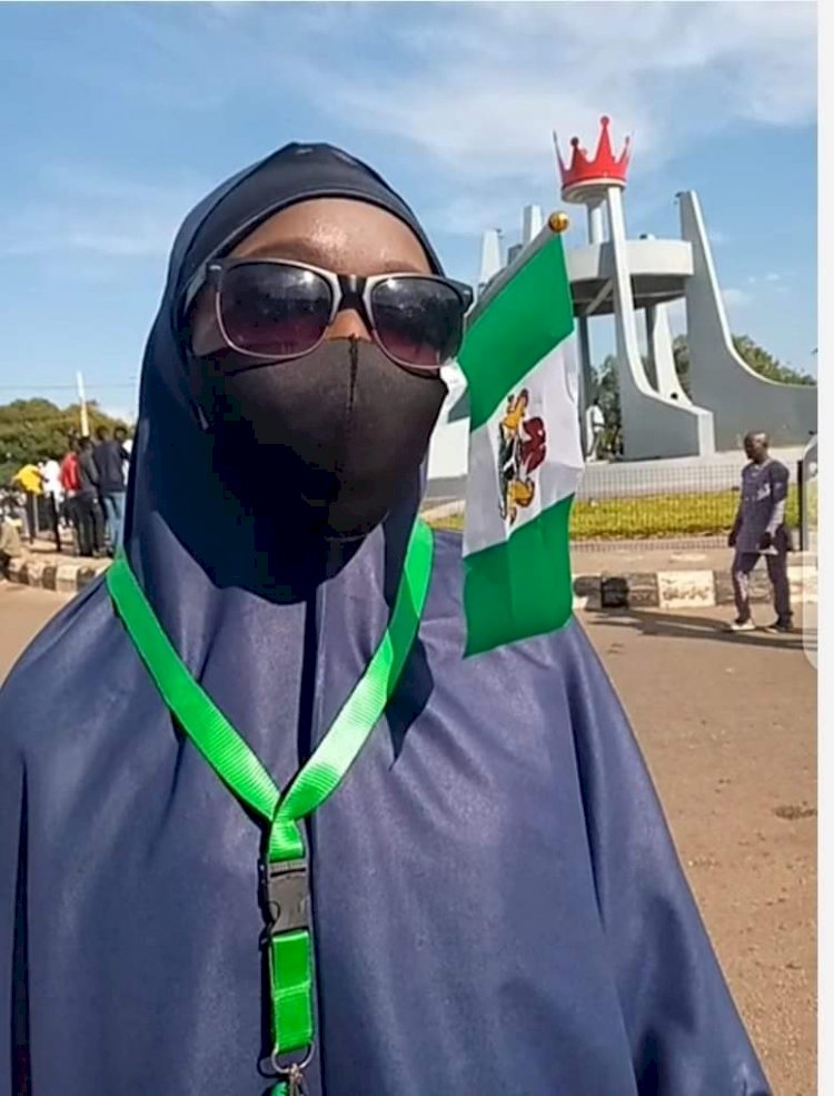 #EndSARS protests not religious; sponsored thugs causing violence” – female Muslim Activist