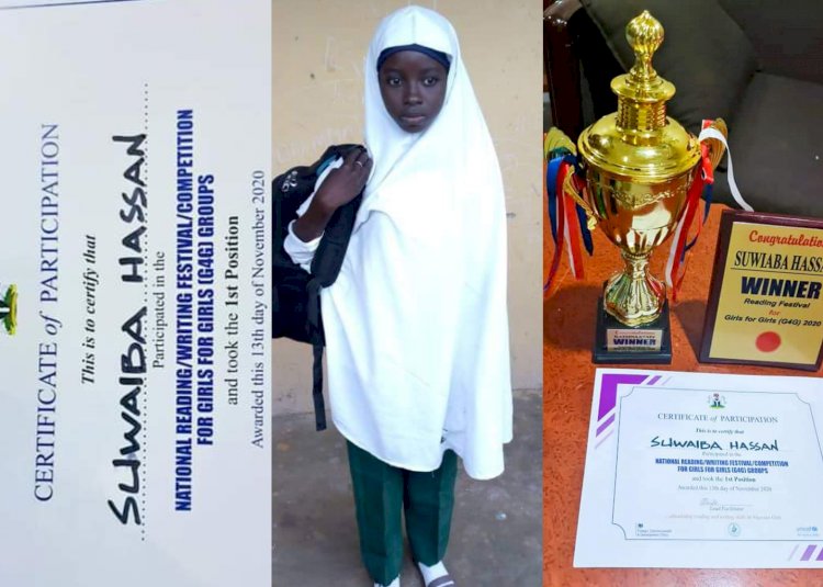 Katsina girl bags 1st position in National Reading Competition in Abuja