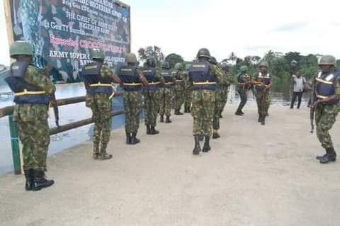 16 BRIGADE NIGERIAN ARMY FLAGS OFF  EXERCISE CROCODILE SMILE VI 