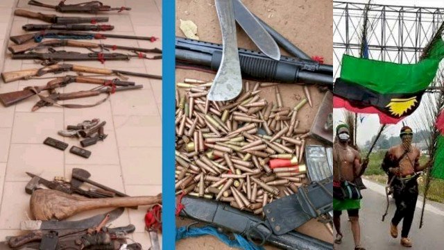 IPOB Indicted As DSS, Army Uncover Arms Store, Shrine In Ebonyi
