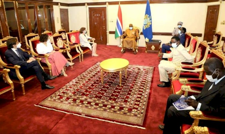 President Barrow calls for More Foreign Investment as He Receives European Ambassadors