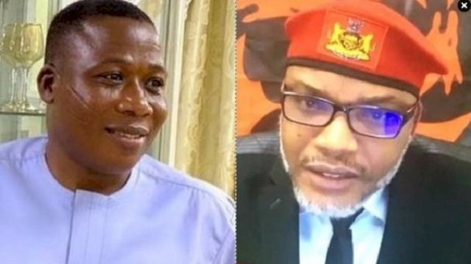 Sunday Igboho, Nnamdi Kanu's Wanna Be From South West Questions The Unity Of Nigeria