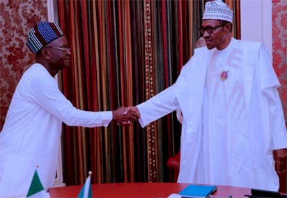 Governor Ortom Shivers As He Thanked President Buhari During His Vist To Asorock