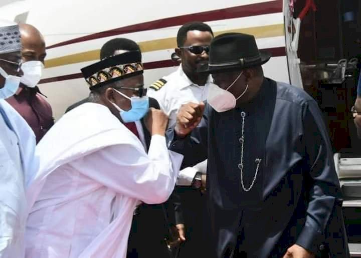 Former president Goodluck Ebele Jonathan was in Bauchi on Tuesday 6th April, 2021
