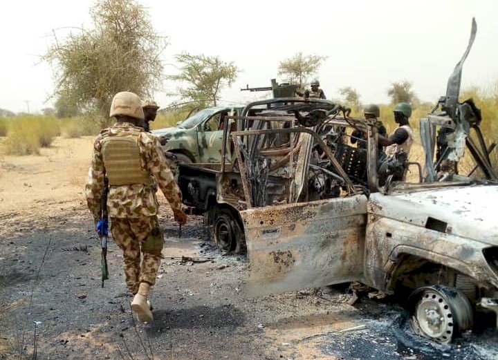 JUST IN: Nigerian troops kill ISWAP senior commander, Abu-Aisha, other fighters in Damasak
