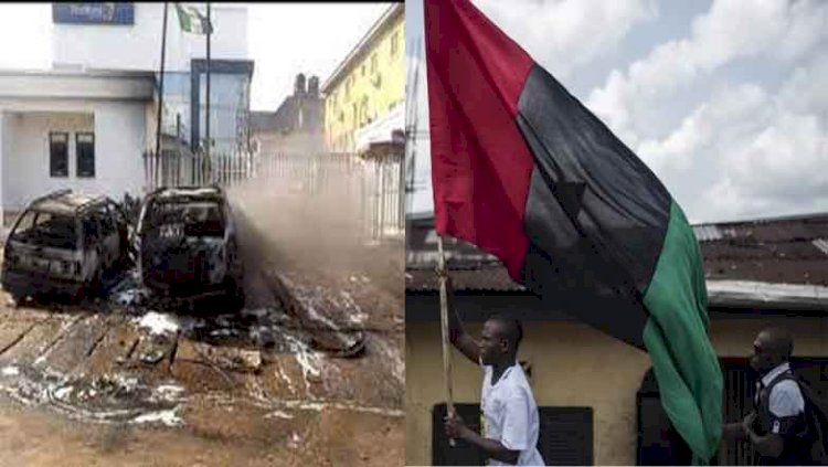 Gunmen attack bank in Anambra, hoist Biafra flag