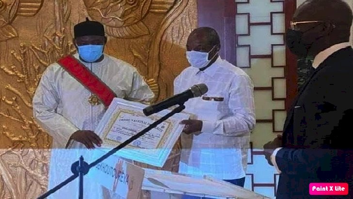 Guinea confers highest award on President Barrow