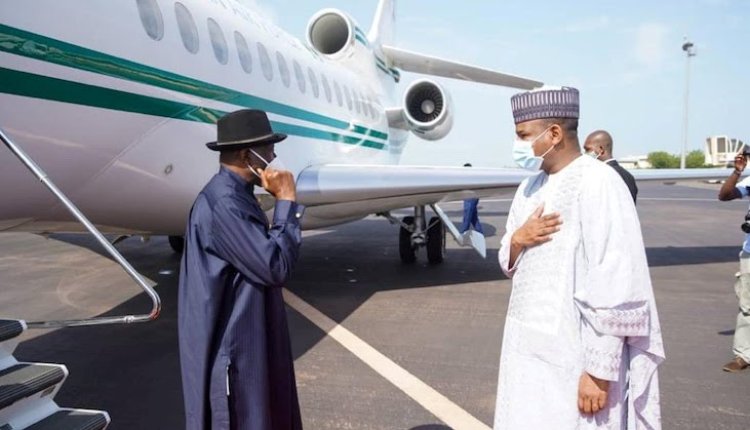 Mediation master Goodluck Jonathan arrives in crisis-hit Mali