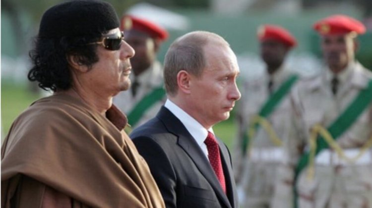 Putin says the West ruined Libya and its surrounding region