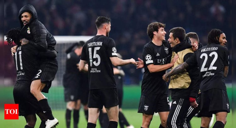 Champions League: Benfica Stun Ajax To Reach Quarter-Finals