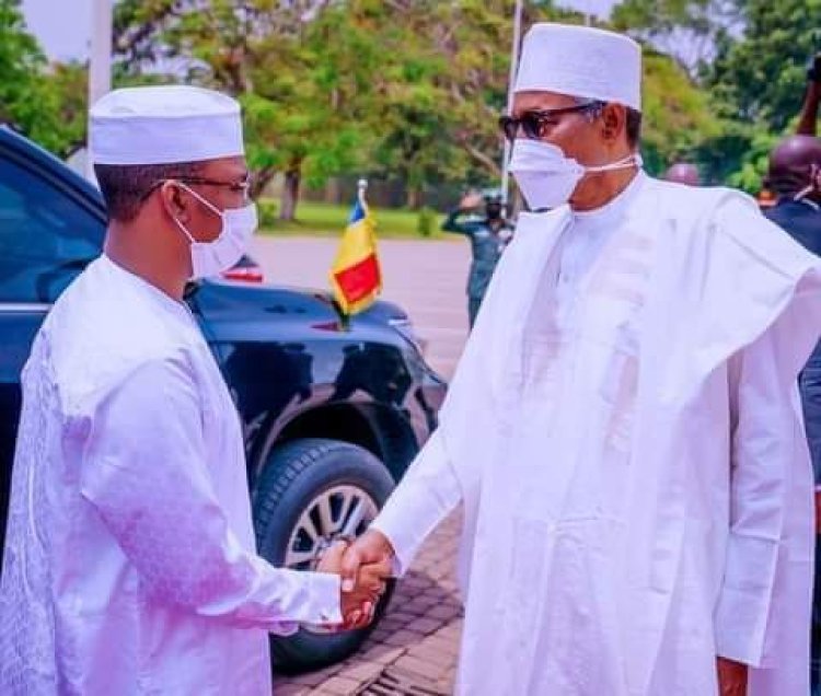 PRESIDENT BUHARI GETS UPDATE ON CHAD’S TRANSITION