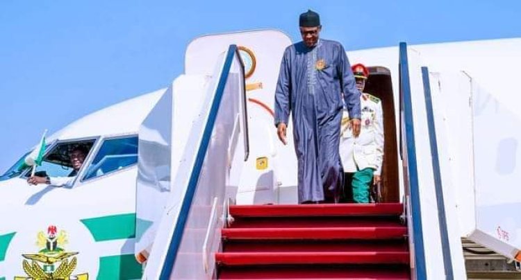 PMB Returns To Nigeria After Condolence Trip To UAE