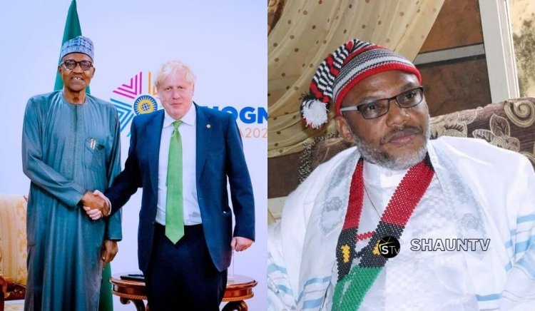 Kanu Felt Very Safe Condemning Nigeria From Britain, Buhari Tells UK Prime Minister