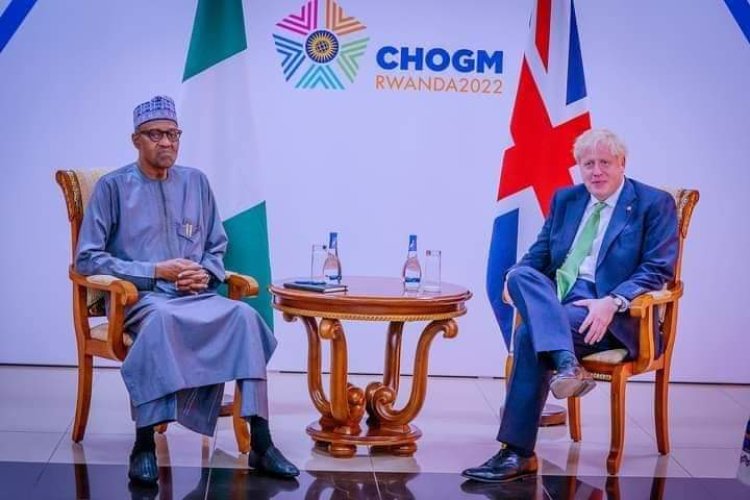 2023: Person Who Tried Seeking Third Term Didn’t End Well, Buhari Tells UK Prime Minister