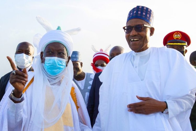 Buhari arrives Katsina ahead of Saturday’s presidential election