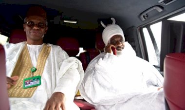 Deposed Emir Sanusi leaves Awe with El-Rufai
