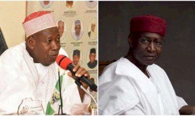 Tributes, Gov Ganduje and Kano Works commissioner Magaji