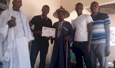 FULBE AFRICA PAYS COURTESY CALL ON TABITAL PULAAGU INTERNATIONAL The Gambia.