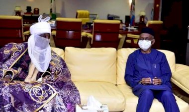 Sanusi visits El-Rufai, thanks him for being a true friend