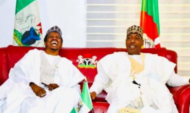 Today I visited the Indefatigable, hardworking and honest NIgerian the Governor of Borno state, HE Babagana Umara Zullum