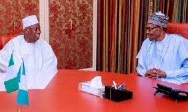 Edo election: Buhari in closed-door meeting with Buni, Ganduje