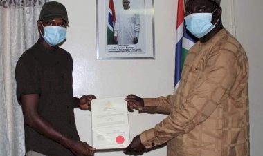 Gambia: Foreign Minister receives Goodwill Ambassador Tijan Jaiteh