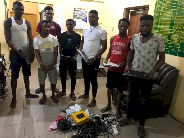 Cybercrime: 7 Nigerians arrested and placed under arrest warrant