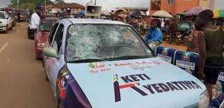 ATTACK ON GOVERNOR AKEREDOLU’S CAMPAIGN CONVOY IN OBA-AKOKO IS DESPICABLE, SIGN OF DESPERATION BY THE PDP