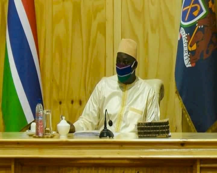 Gambia;President Barrow Chairs Cabinet Session