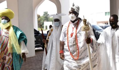 Buhari meets Ooni, Sultan, others at Aso Villa