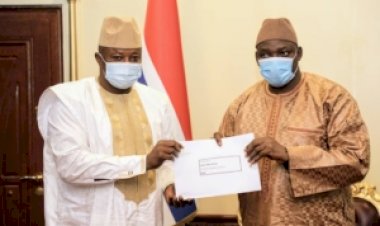 President Barrow receives Special Envoy Botche Cande