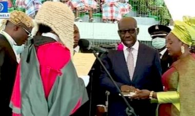 OFFICIAL: Obaseki, Deputy sworn-in for second term