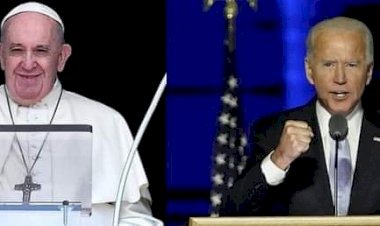 USA: Pope Francis Congratulates Joe Biden