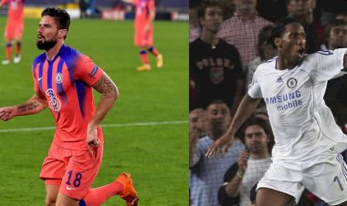 Giroud equals Drogba, Ronaldo’s records as Chelsea thrash Sevilla 4-0