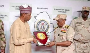 Zulum receives Cameroonian 4th region military commander