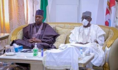 Zulum receives Kwara Governor in Maidugur
