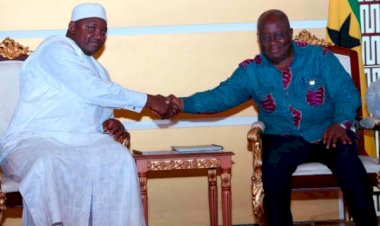 GHANA: PRESIDENT Barrow CONGRATULATES AKUFO-ADDO ON RE-ELECTION