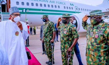 PRESIDENT BUHARI IN DAURA ON WEEKLONG PRIVATE VISIT.