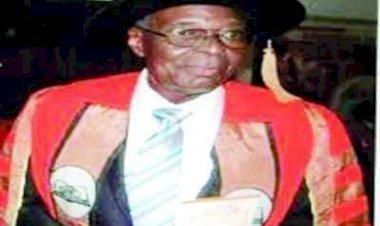 PRESIDENT BUHARI PAYS TRIBUTE TO HISTORIAN, PROF. OLORUNTIMEHIN