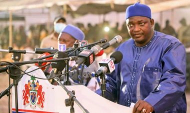 President Barrow unveils plans to construct Kiang West road, Mini Stadium