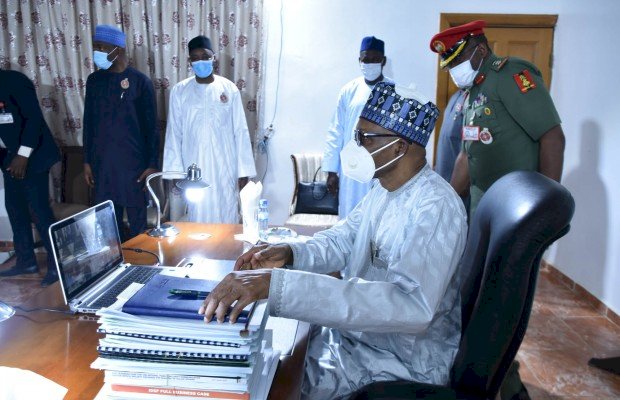 Buhari Joins from Daura as Osinbajo Presides over 28th Virtual FEC