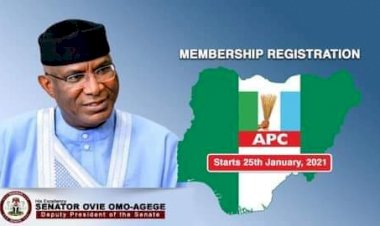 Omo-Agege calls on South-South leaders to unite, mobilise for APC membership registration
