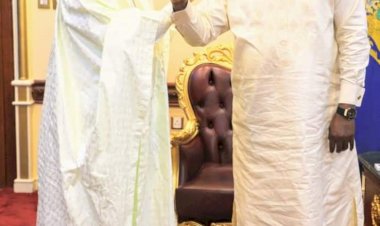 President Adama Barrow received the Minister of State for Foreign Affairs of Nigeria, Zubairu Dada, who came to the presidency as a special envoy of H.E President Muhamdu Buhari. 