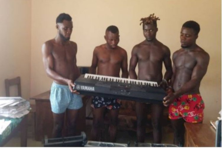 4 Persons Arrested For Stealing Church Instruments In Ghana