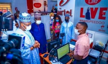 FG's Delegation Visits Airtel NIN Enrollment Centre