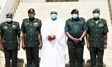 President Barrow Decorates Flag Officers of the Gambia Armed Forces