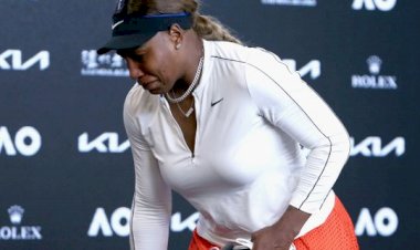 Williams breaks down in tears after Australian Open semi-final defeat