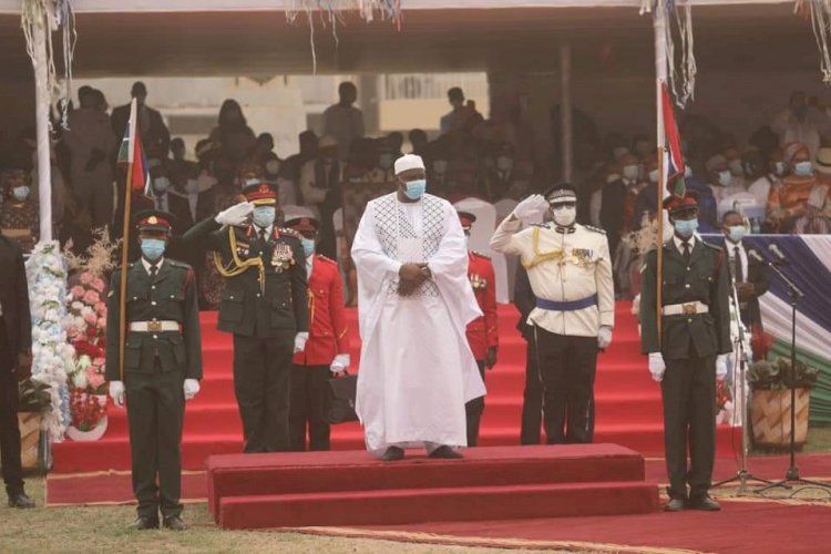 As The Gambia clocks 56, President Barrow Vows to Defend the Sovereignty of the Country