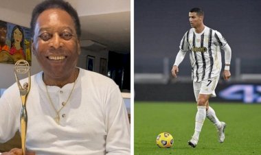 World’s highest goal scorer: Pele reacts as Cristiano Ronaldo breaks record